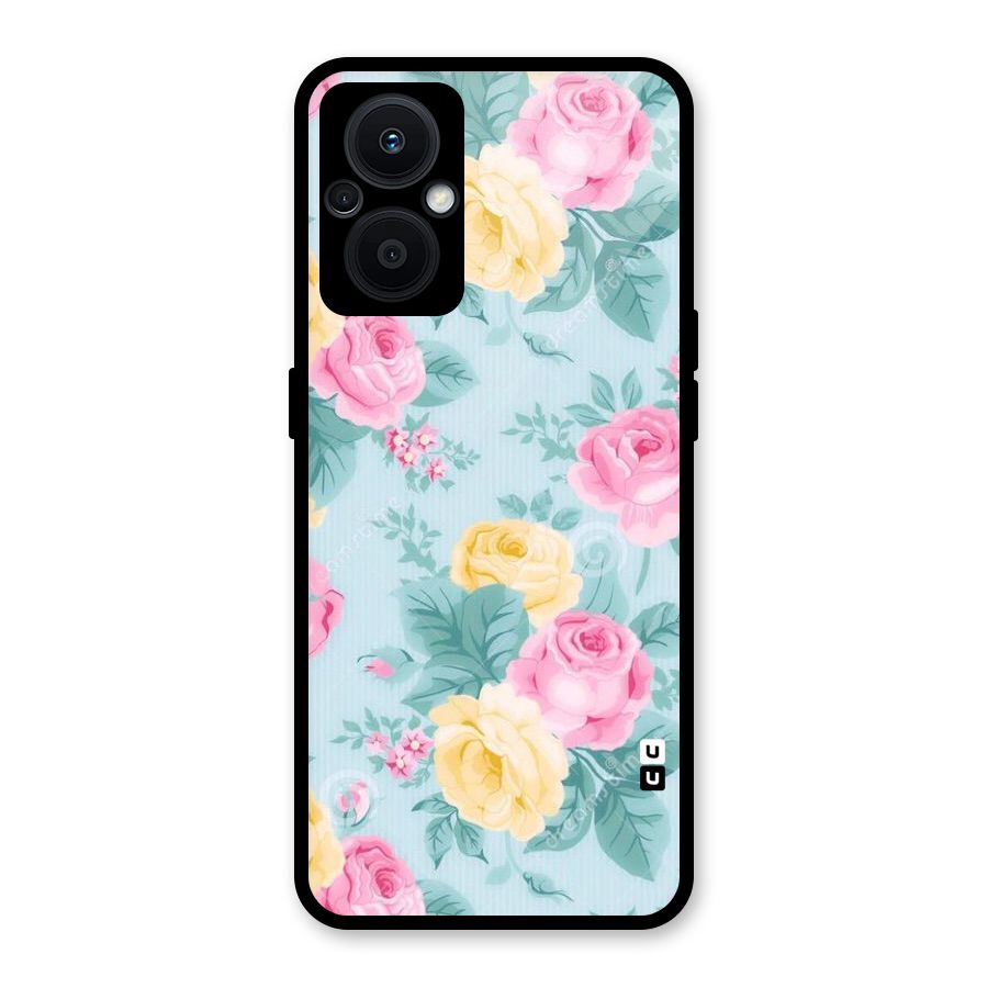 Vintage Pastels Glass Back Case for Oppo F21s Pro 5G