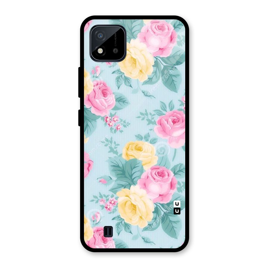 Vintage Pastels Glass Back Case for Realme C11 2021