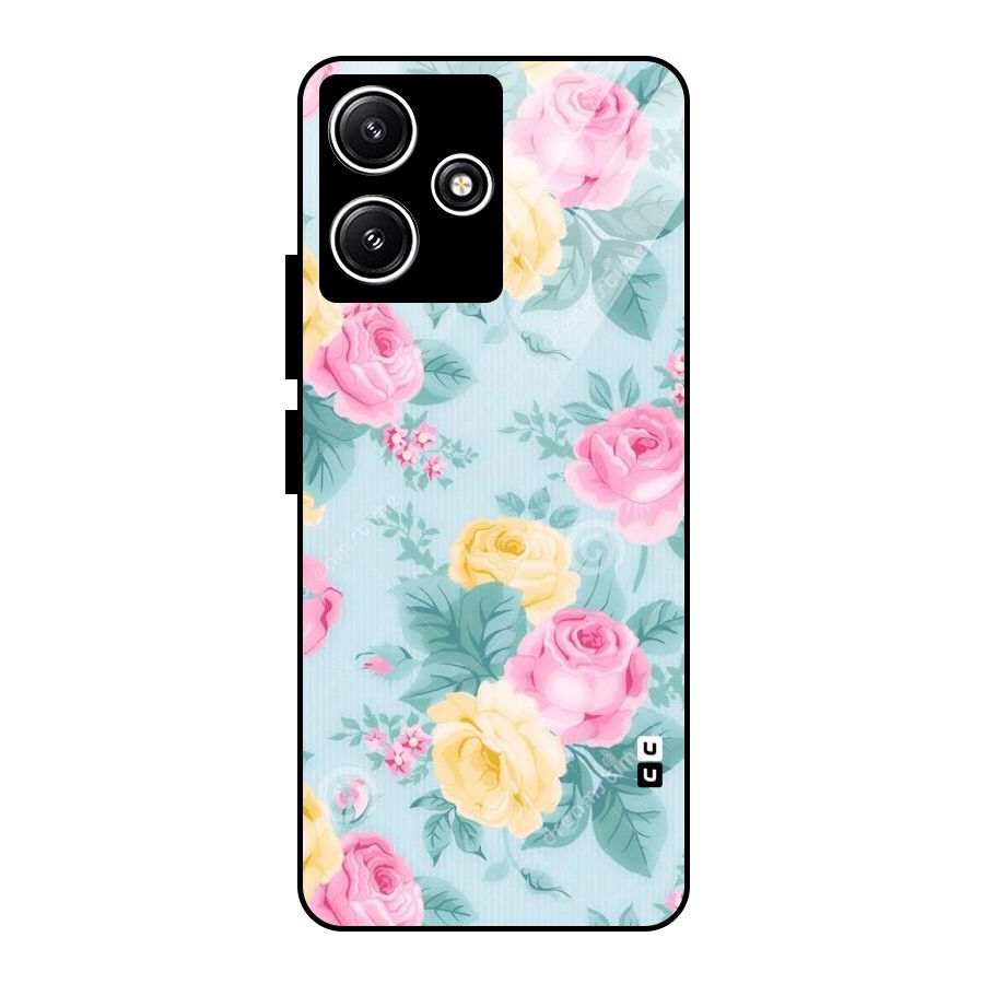 Vintage Pastels Glass Back Case for Redmi 12 5G