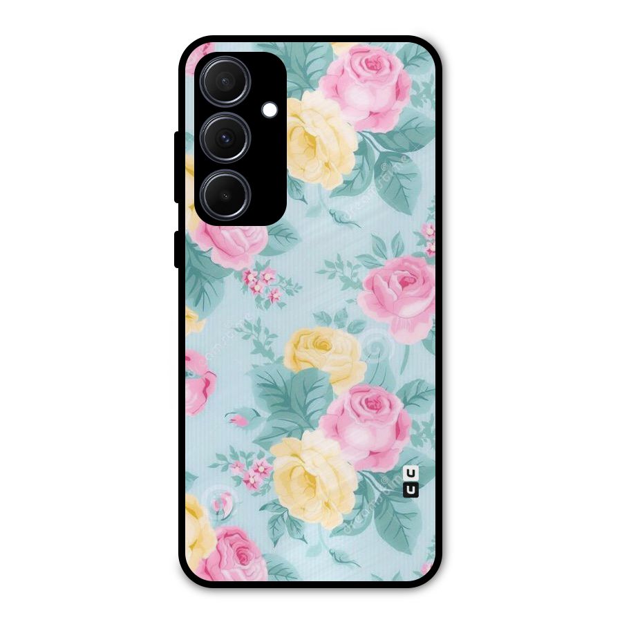 Vintage Pastels Metal Back Case for Galaxy A35