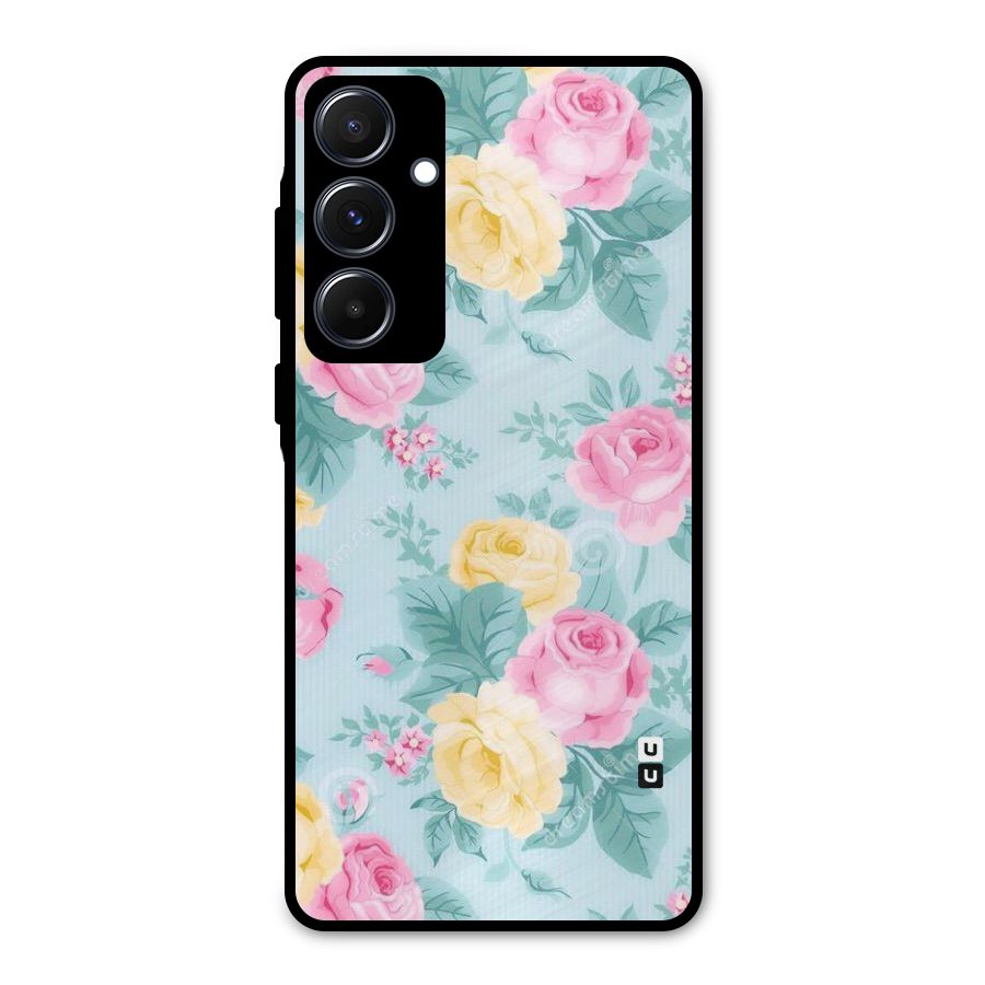 Vintage Pastels Metal Back Case for Galaxy A55