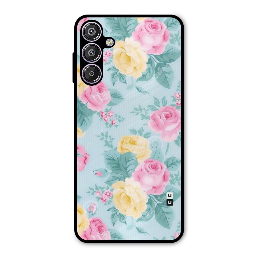 Vintage Pastels Metal Back Case for Galaxy F15