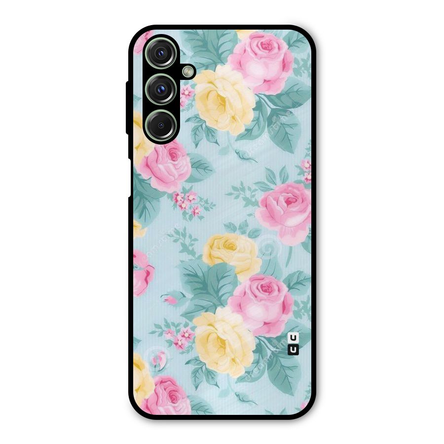 Vintage Pastels Metal Back Case for Galaxy F34
