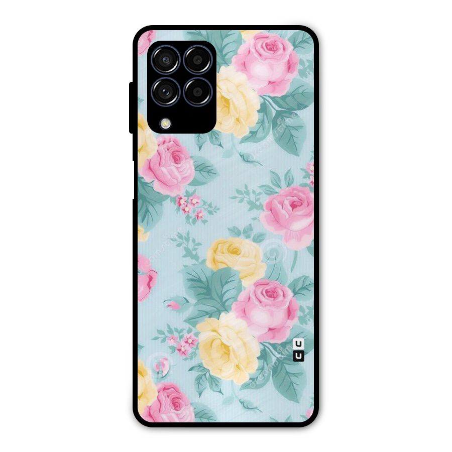 Vintage Pastels Metal Back Case for Galaxy M53 5G