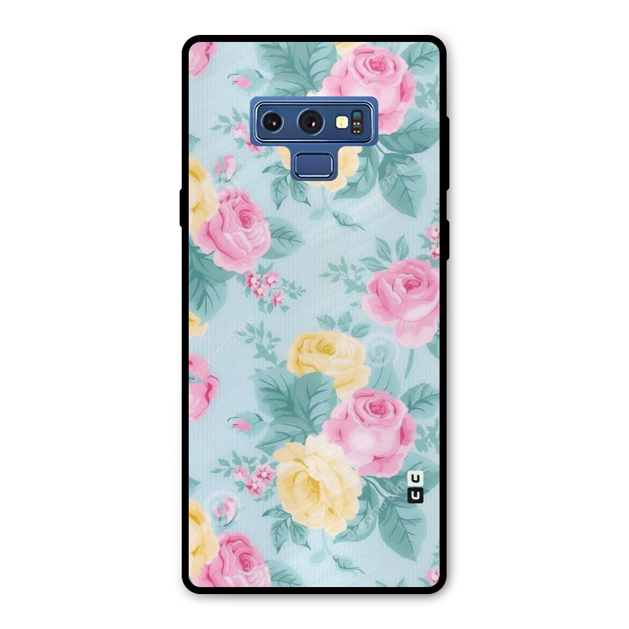 Vintage Pastels Metal Back Case for Galaxy Note 9