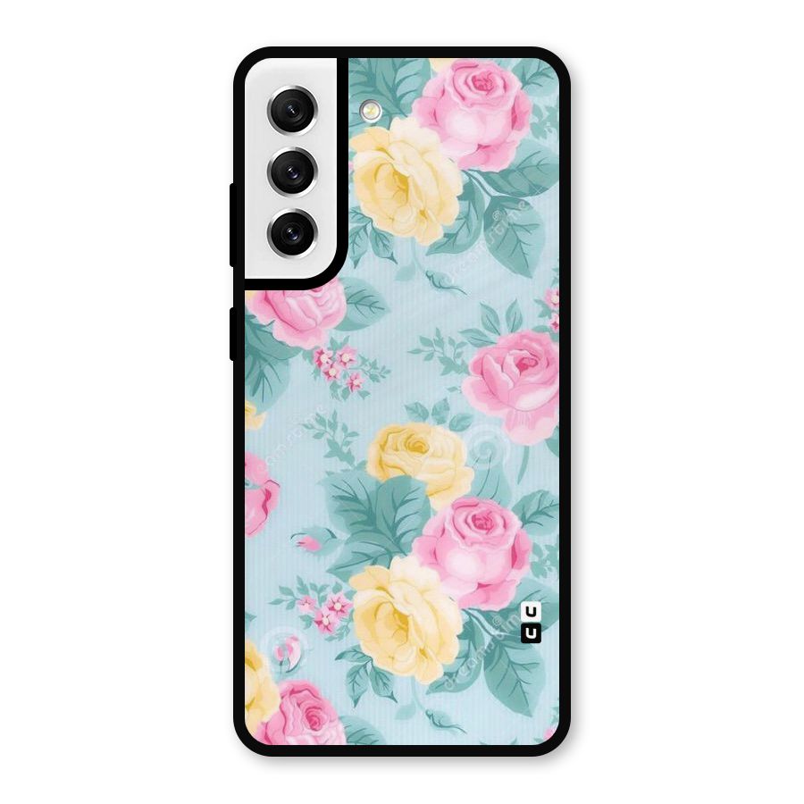 Vintage Pastels Metal Back Case for Galaxy S21 FE 5G
