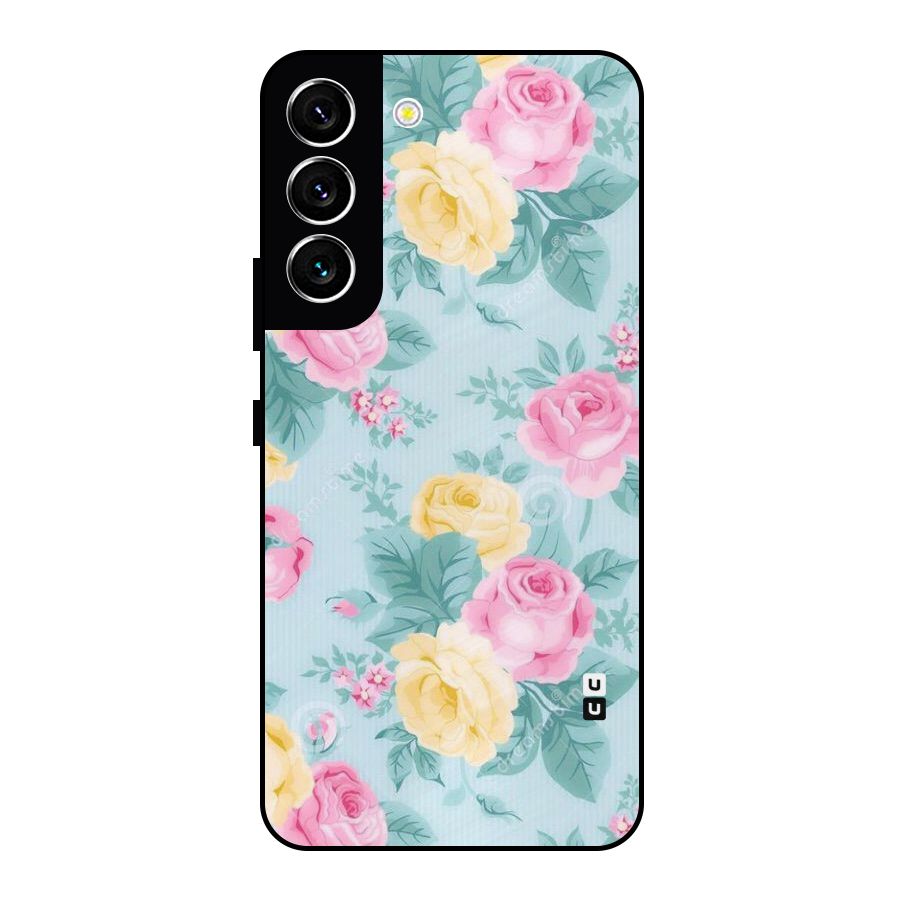 Vintage Pastels Metal Back Case for Galaxy S22 5G