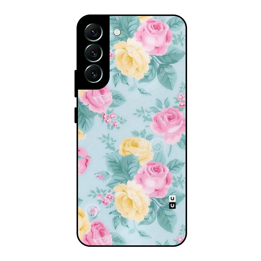 Vintage Pastels Metal Back Case for Galaxy S22 Plus 5G