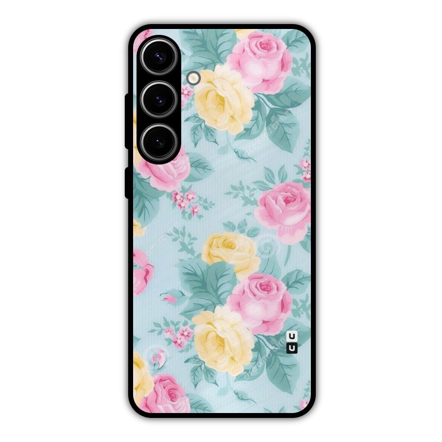 Vintage Pastels Metal Back Case for Galaxy S24 Plus