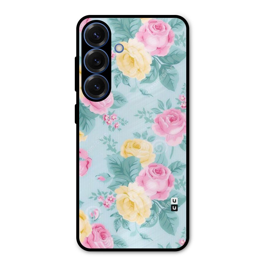 Vintage Pastels Metal Back Case for Galaxy S25