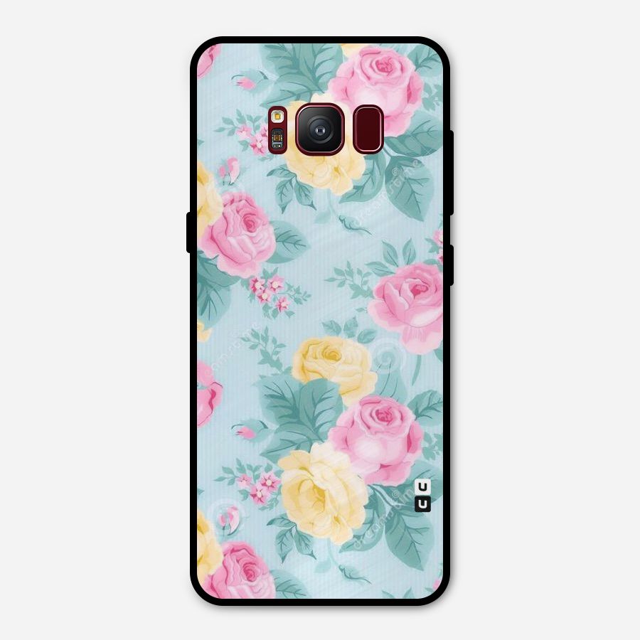 Vintage Pastels Metal Back Case for Galaxy S8