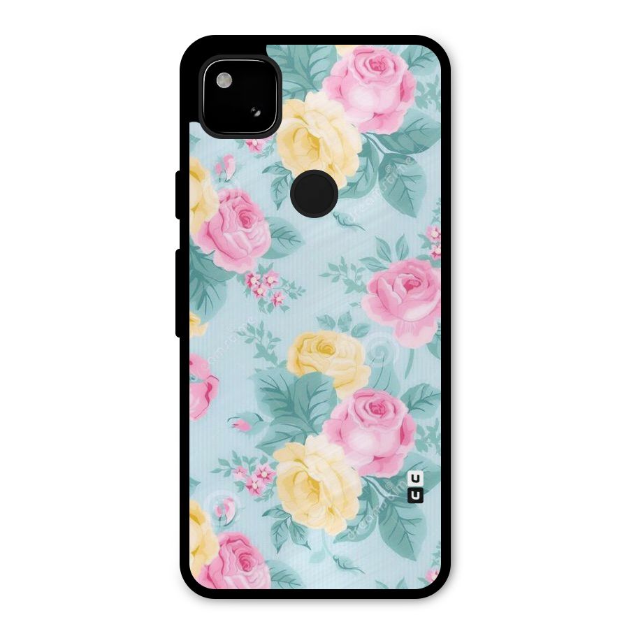Vintage Pastels Metal Back Case for Google Pixel 4a