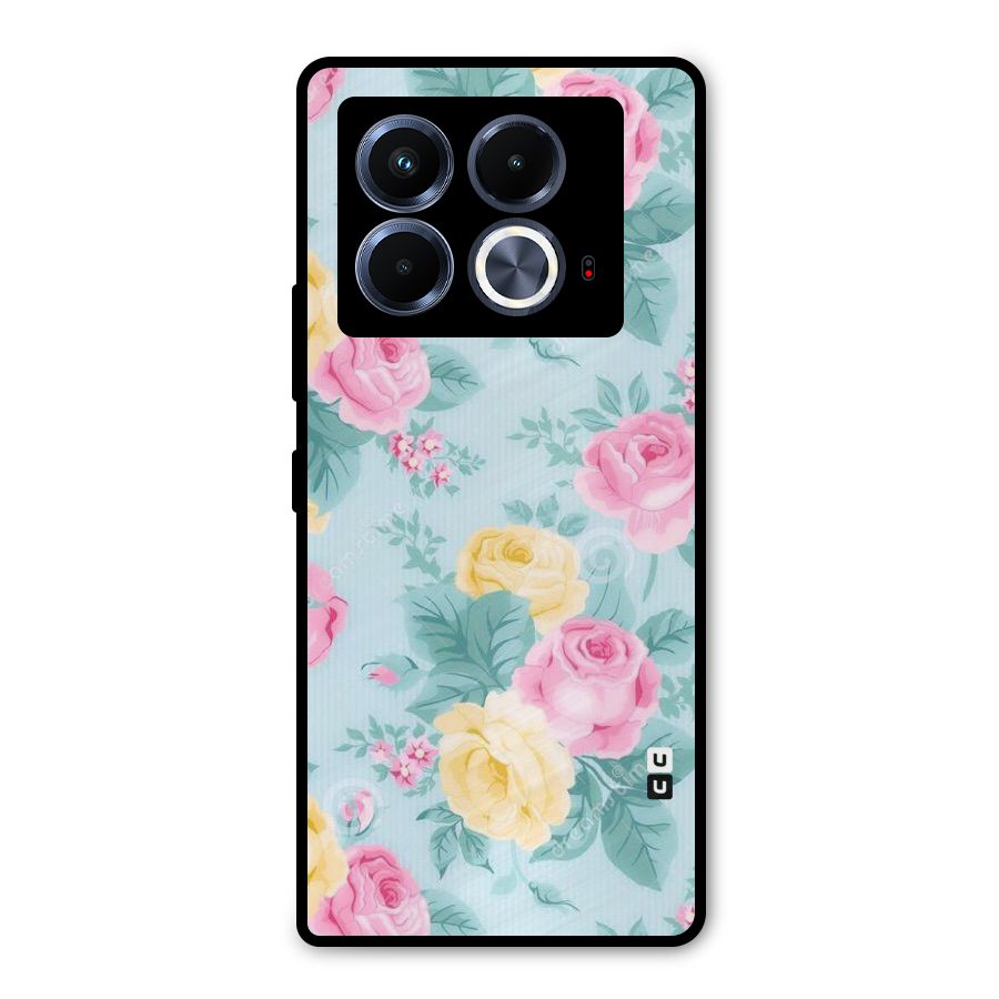 Vintage Pastels Metal Back Case for Infinix Note 40 5G