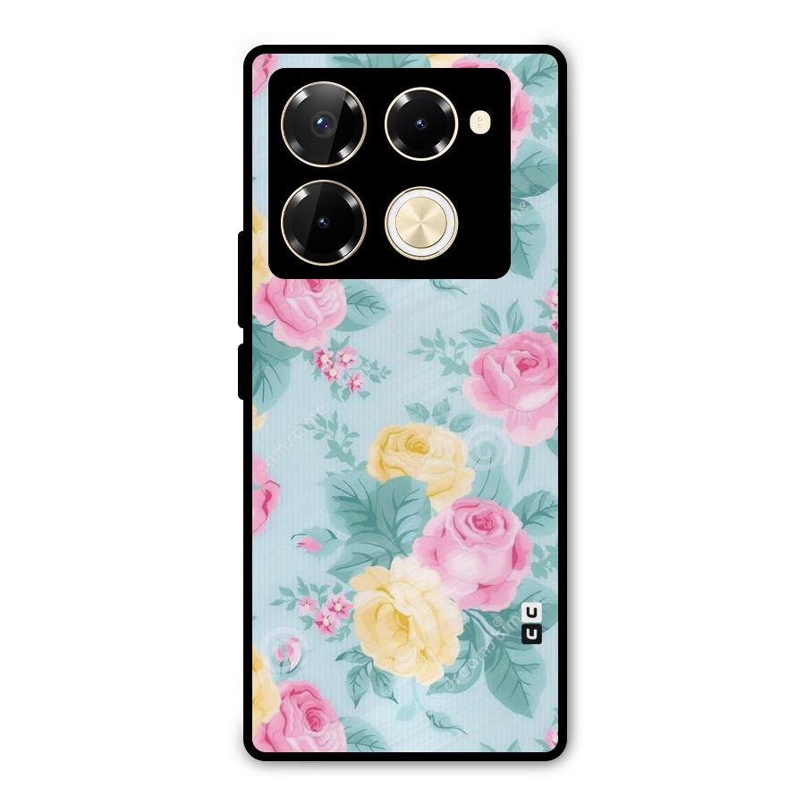 Vintage Pastels Metal Back Case for Infinix Note 40 Pro