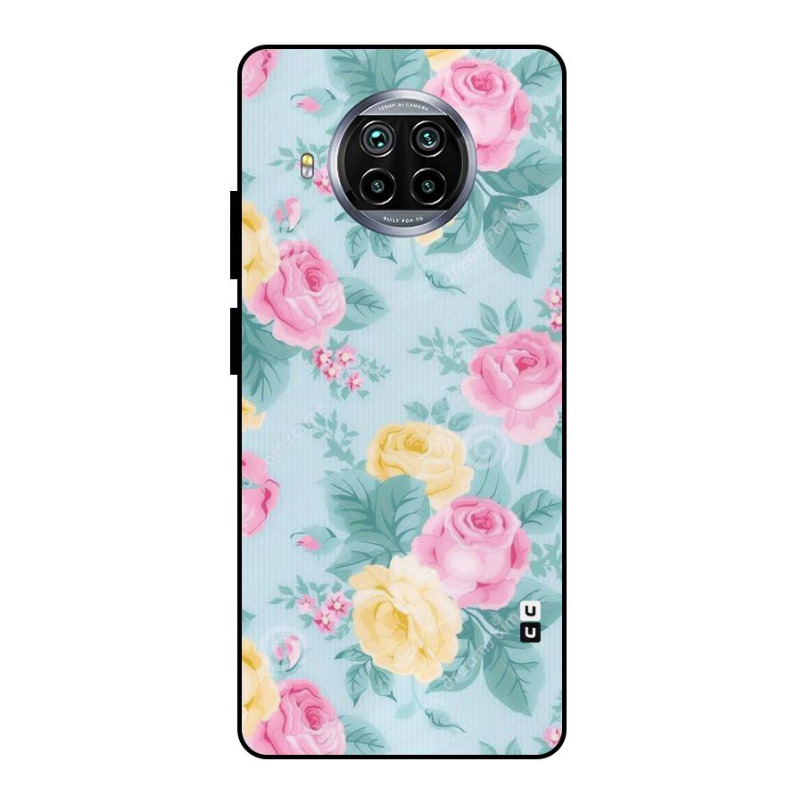 Vintage Pastels Metal Back Case for Mi 10i