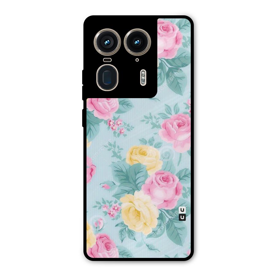 Vintage Pastels Metal Back Case for Motorola Edge 50 Ultra