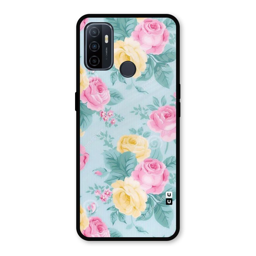 Vintage Pastels Metal Back Case for Oppo A53