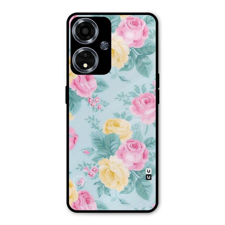 Vintage Pastels Metal Back Case for Oppo A59