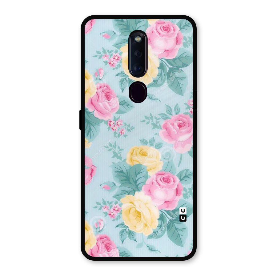 Vintage Pastels Metal Back Case for Oppo F11 Pro
