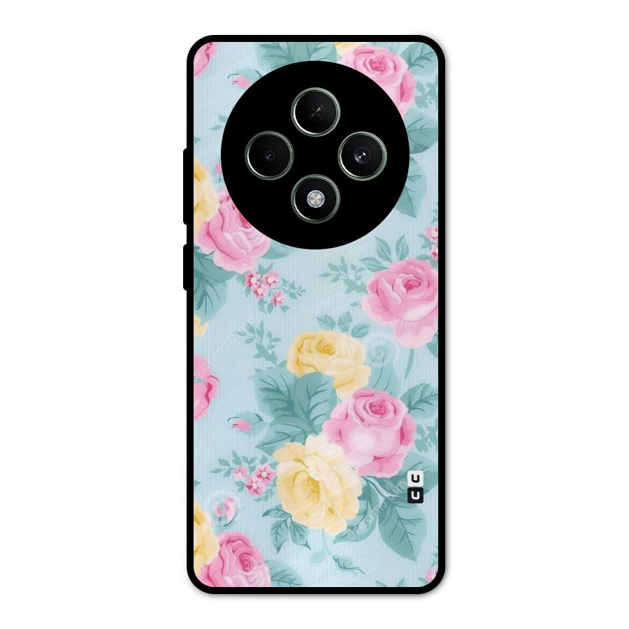 Vintage Pastels Metal Back Case for Oppo F27