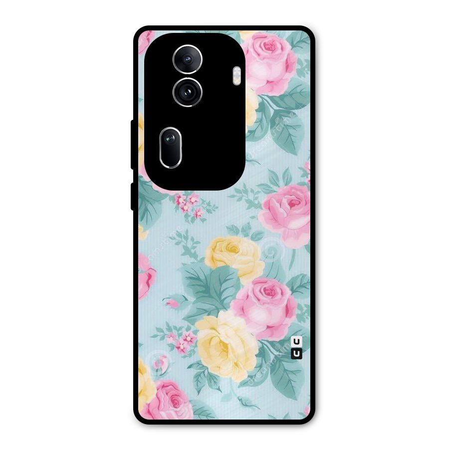 Vintage Pastels Metal Back Case for Oppo Reno11 Pro 5G