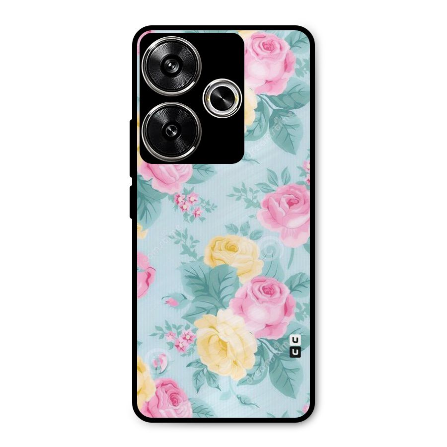 Vintage Pastels Metal Back Case for Poco F6