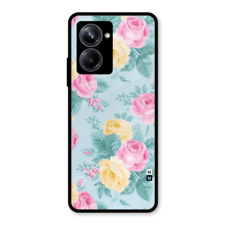 Vintage Pastels Metal Back Case for Realme 10 Pro