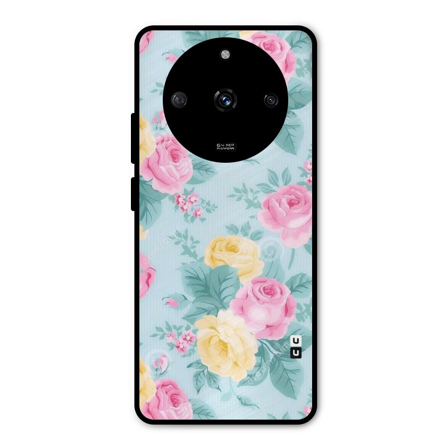 Vintage Pastels Metal Back Case for Realme Narzo 60 5G