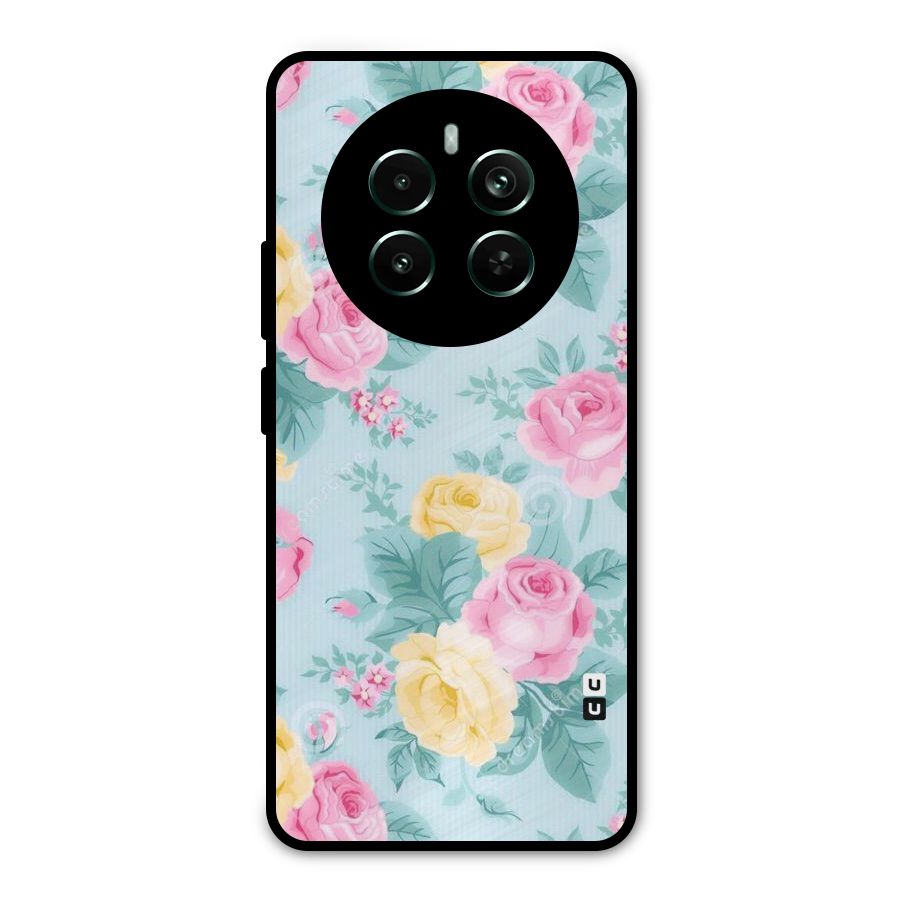 Vintage Pastels Metal Back Case for Realme Narzo 70 Pro