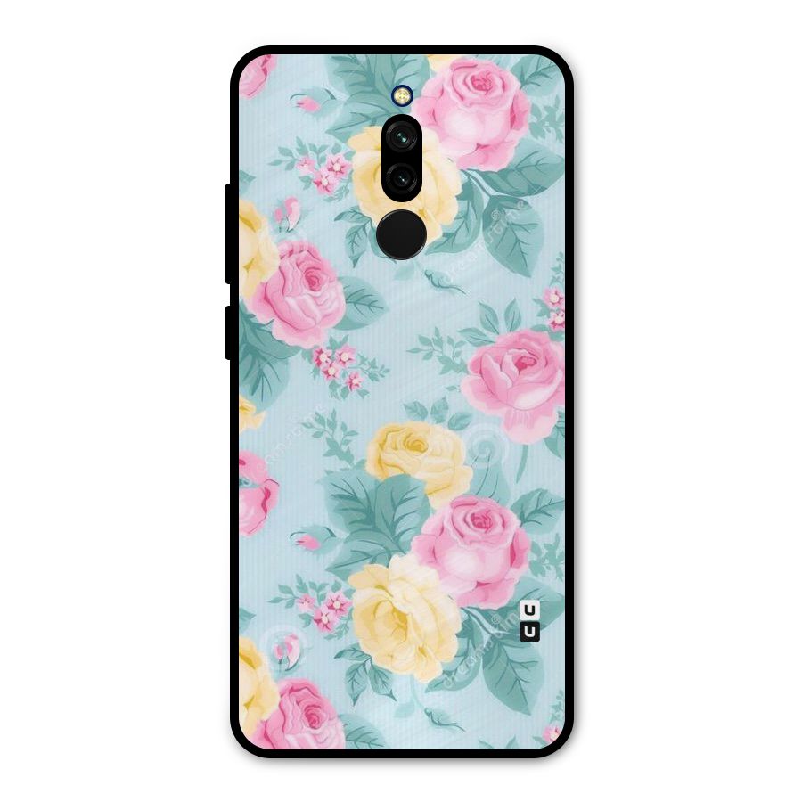 Vintage Pastels Metal Back Case for Redmi 8