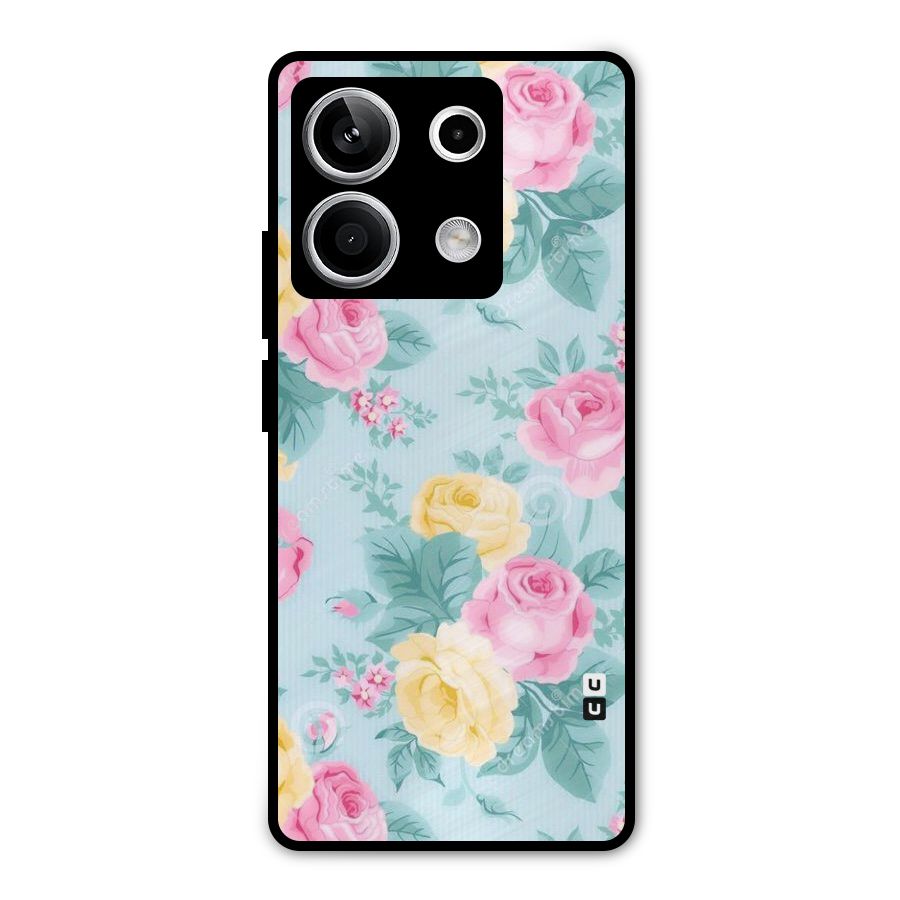 Vintage Pastels Metal Back Case for Redmi Note 13 5G