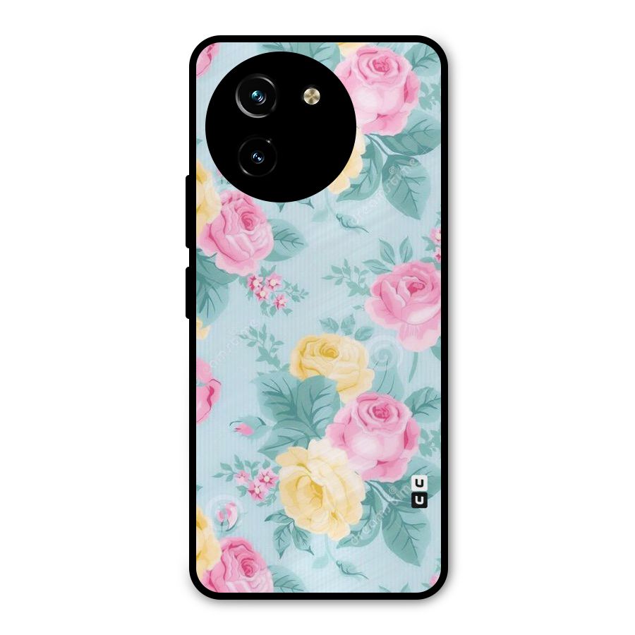 Vintage Pastels Metal Back Case for Vivo T3x