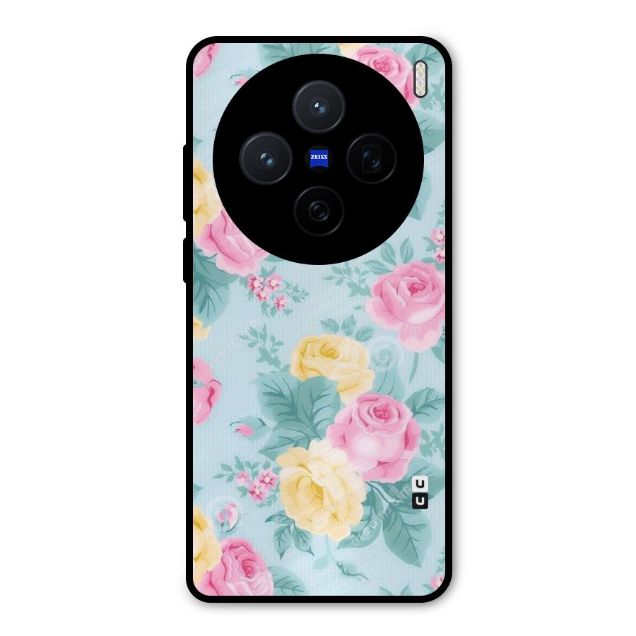 Vintage Pastels Metal Back Case for Vivo X200