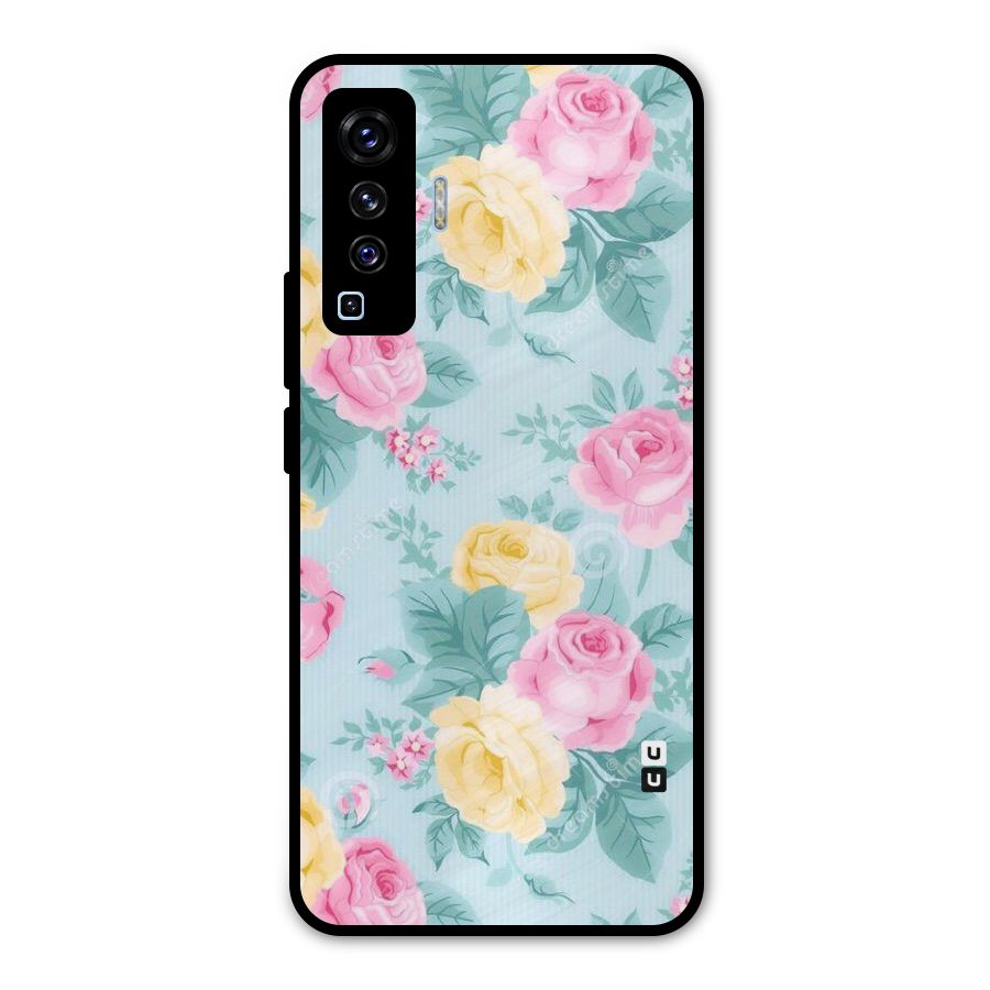 Vintage Pastels Metal Back Case for Vivo X50