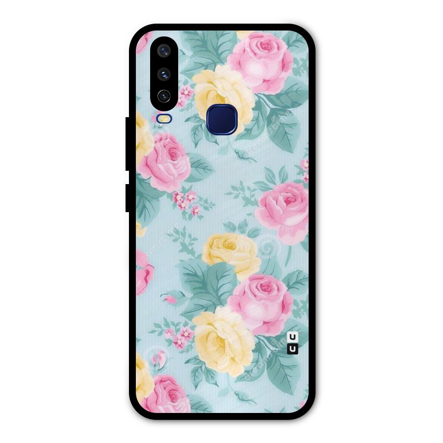 Vintage Pastels Metal Back Case for Vivo Y15