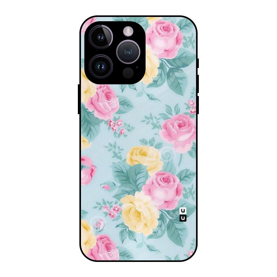 Vintage Pastels Metal Back Case for iPhone 14 Pro Max