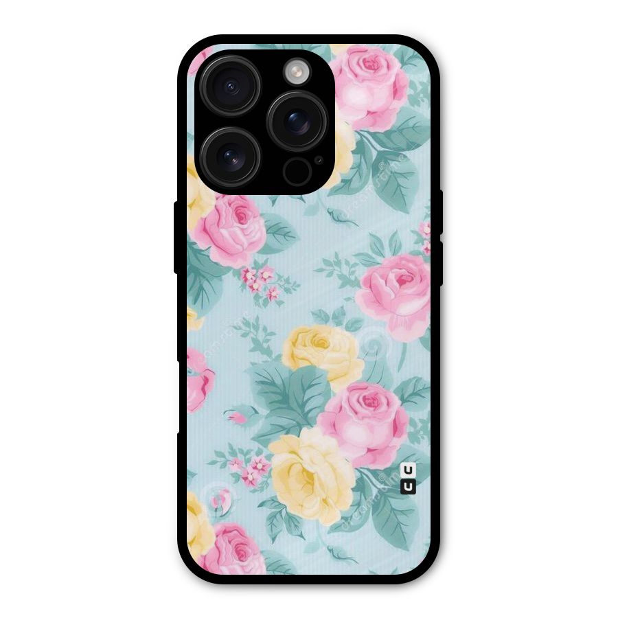 Vintage Pastels Metal Back Case for iPhone 16 Pro