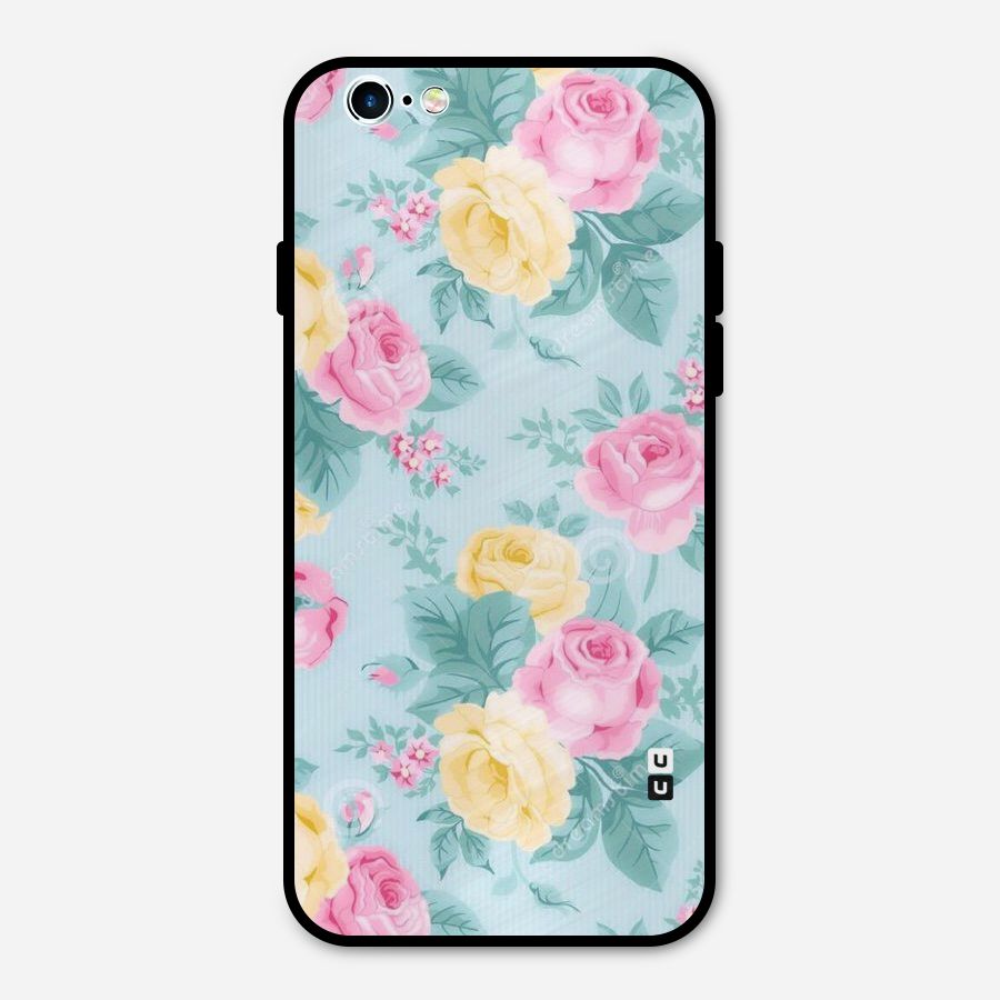 Vintage Pastels Metal Back Case for iPhone 6 6s