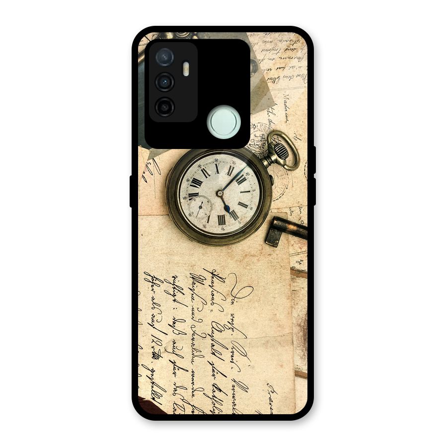 Vintage Post Cards Glass Back Case for Oppo A53
