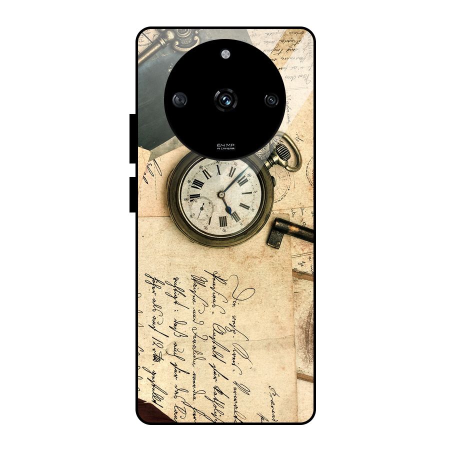 Vintage Post Cards Glass Back Case for Realme Narzo 60 5G