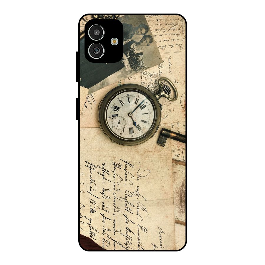 Vintage Post Cards Metal Back Case for Galaxy M13 5G