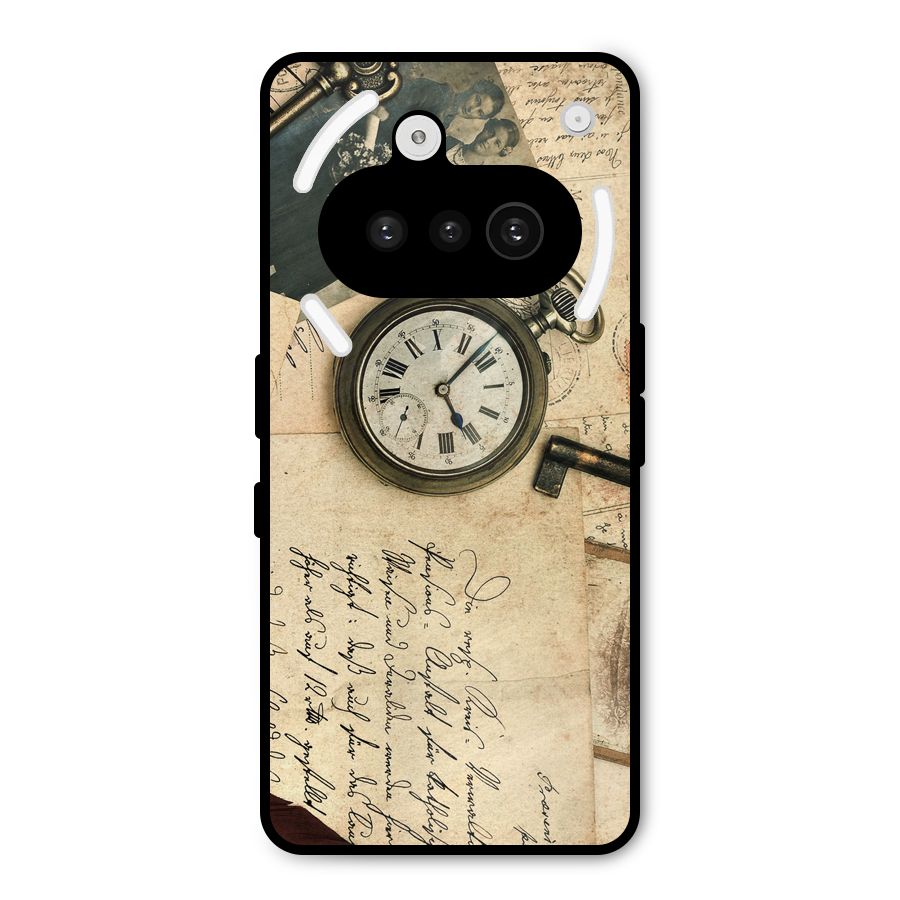 Vintage Post Cards Metal Back Case for Nothing Phone 3a