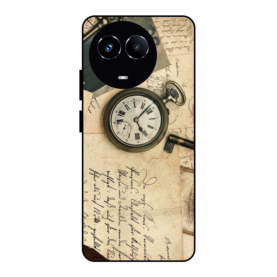 Vintage Post Cards Metal Back Case for Realme 11X