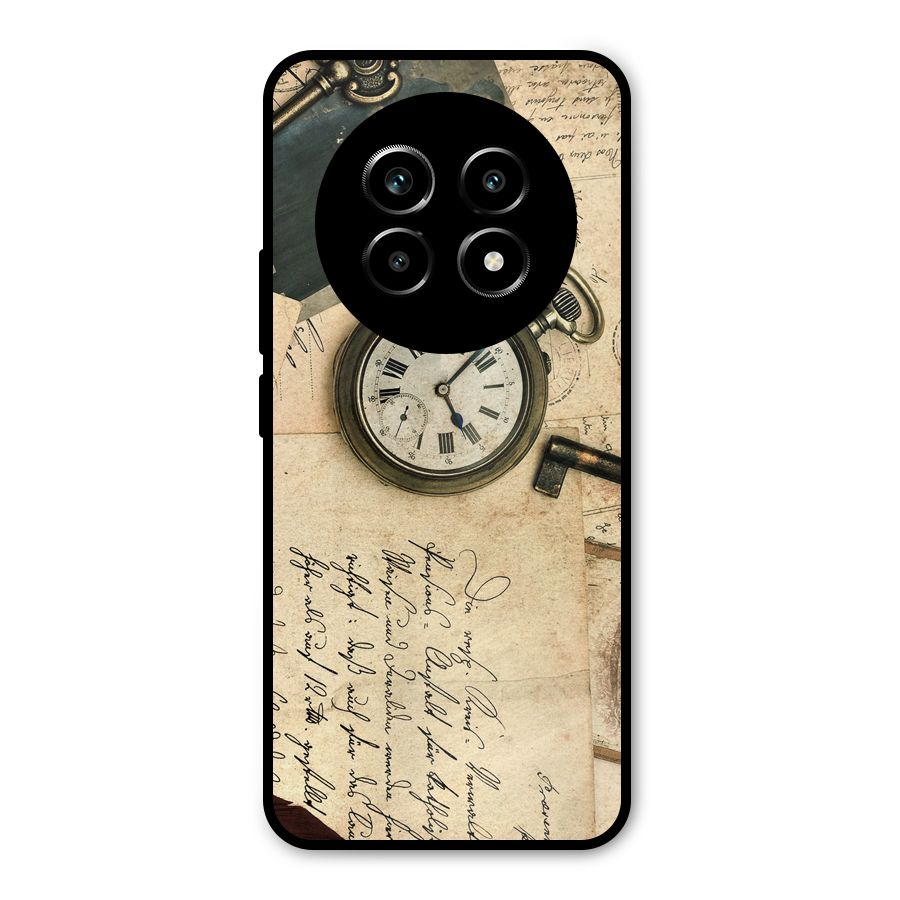 Vintage Post Cards Metal Back Case for Realme 13 Pro