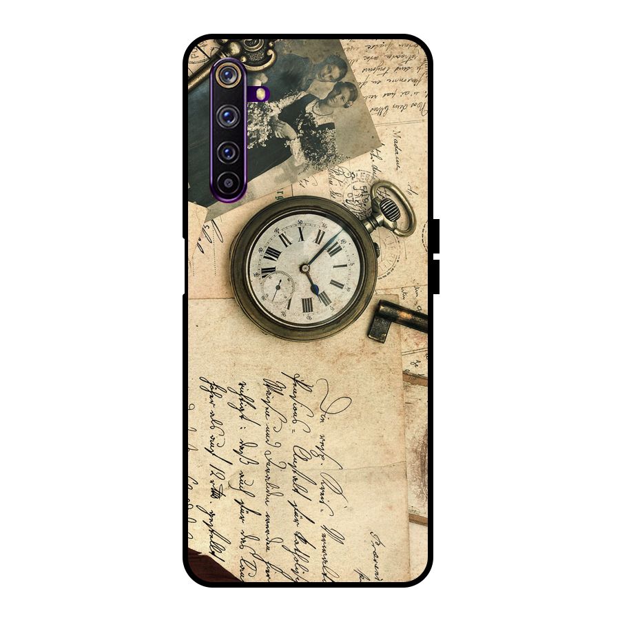 Vintage Post Cards Metal Back Case for Realme 6 Pro