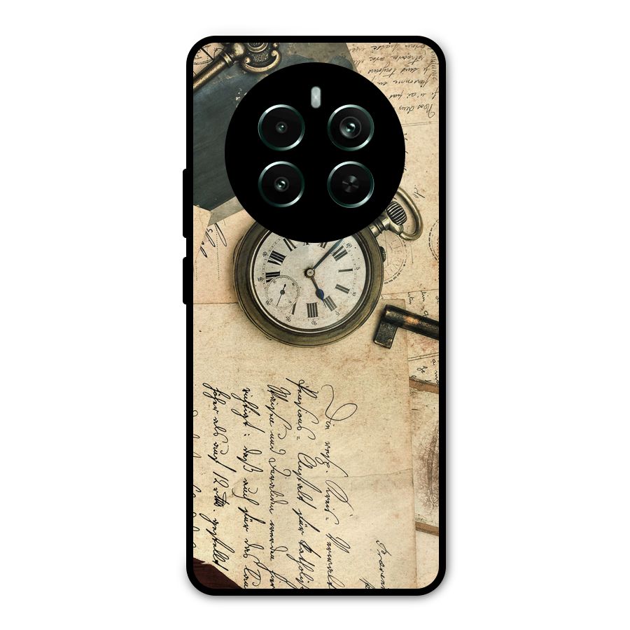 Vintage Post Cards Metal Back Case for Realme Narzo 70 Pro