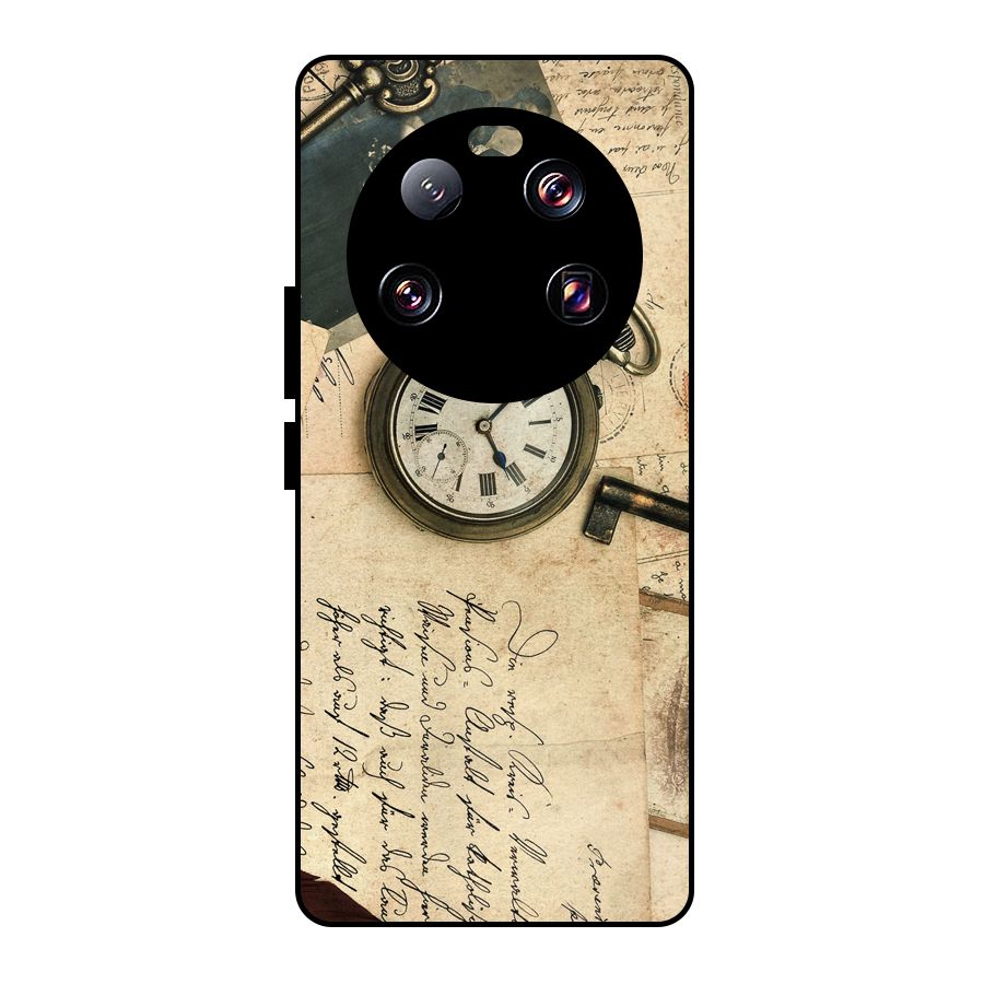 Vintage Post Cards Metal Back Case for Xiaomi 13 Ultra