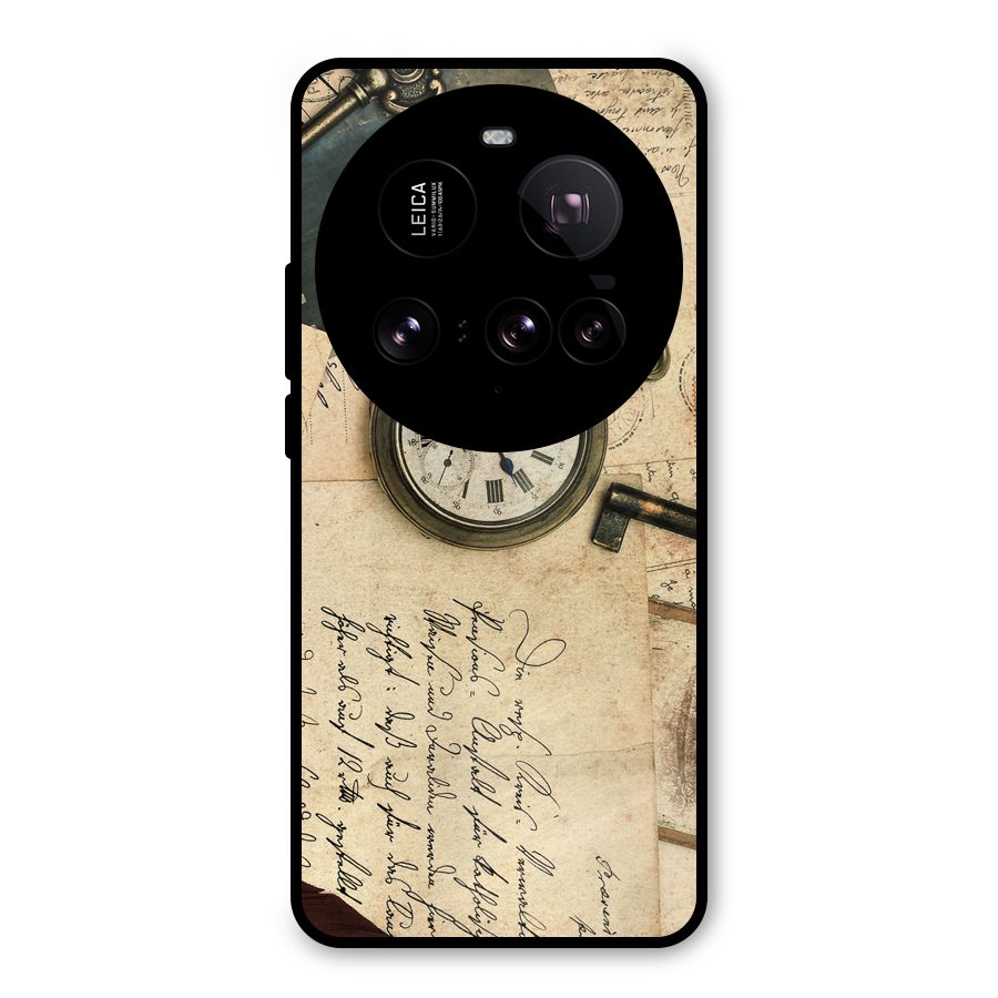 Vintage Post Cards Metal Back Case for Xiaomi 15 Ultra
