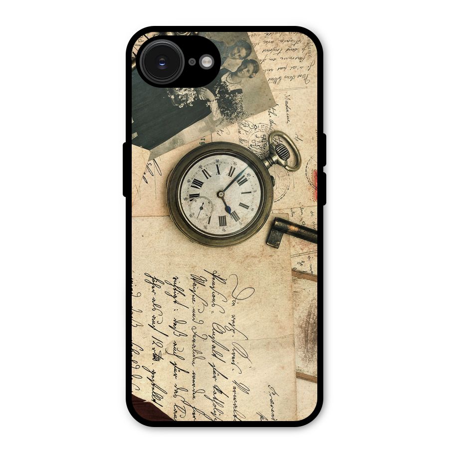 Vintage Post Cards Metal Back Case for iPhone 16e