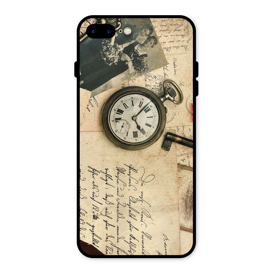Vintage Post Cards Metal Back Case for iPhone 8 Plus